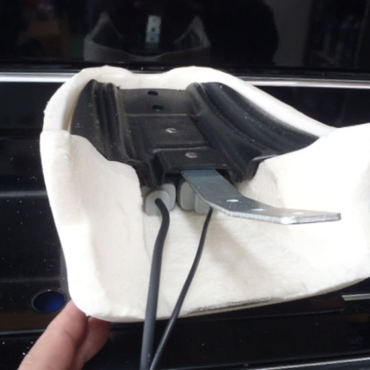 ＥＴＣシート内へ移設加工